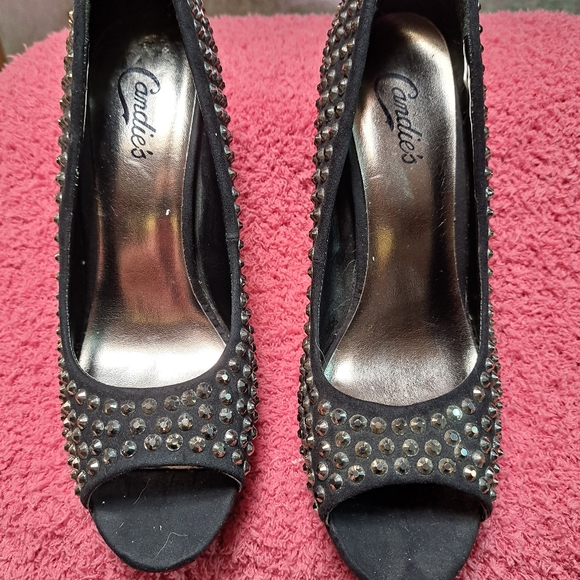 Candie's Sunny Studs Peep Toe - Picture 3 of 6